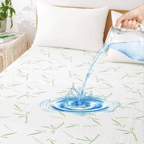 PROTECTORES DE COLCHONES BAMBOO HOTELERO IMPERMEABLE 100 %
