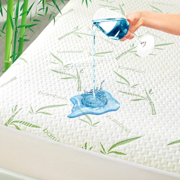 PROTECTORES DE COLCHONES BAMBOO HOTELERO IMPERMEABLE 100 %