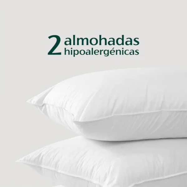 PACK DE ALMOHADAS HIPOALERGÉNICAS GRUESAS