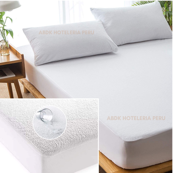 Protector colchones rizo impemeable hotelero